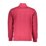 Chic gelta zip a maniche lunghe rosa