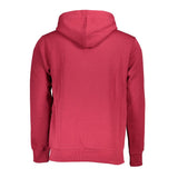 Chic Pink Hooded Speatshirt με λεπτομέρειες κεντήματος