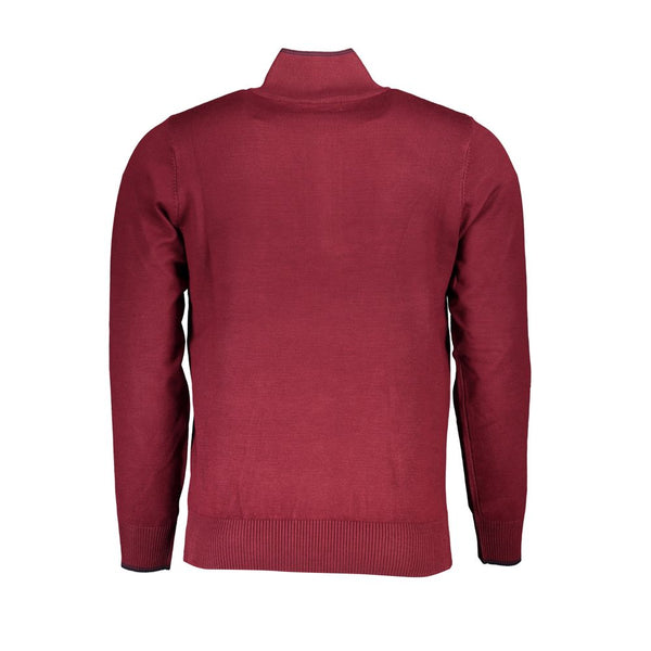 Eleganter Halbzip-Pullover mit Stickdetails