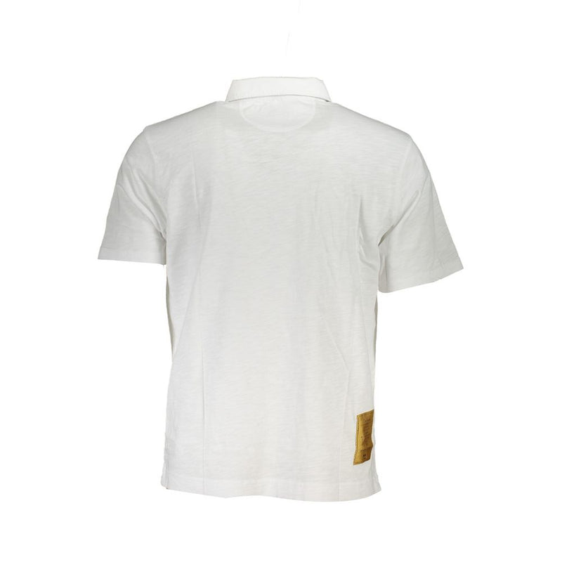 Polo en coton vierge avec broderie chic