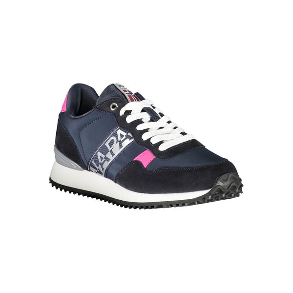 Eleganti sneaker sportive allacciate blu