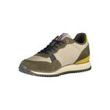 Eleganti sneaker sportive allacciate beige