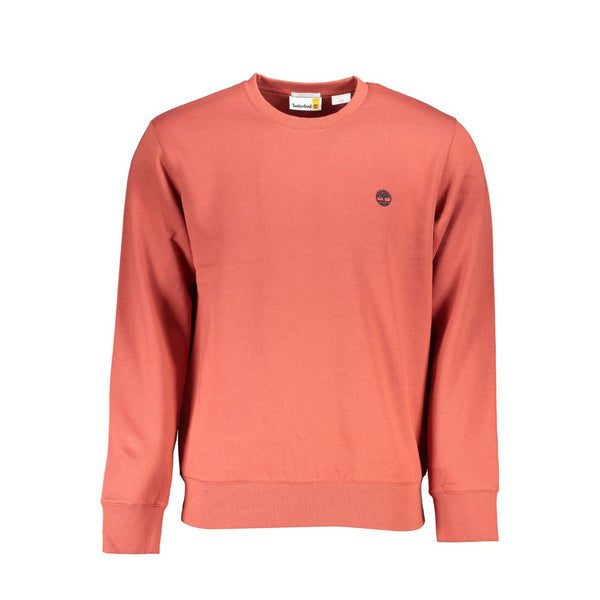 Felpa di chic Pink Fleece Crew Neck