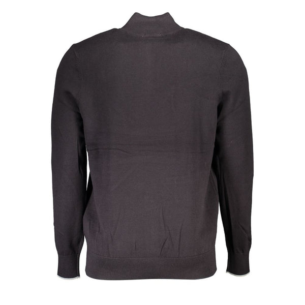 Schlanker Bio-Baumwoll-Halbzip-Pullover