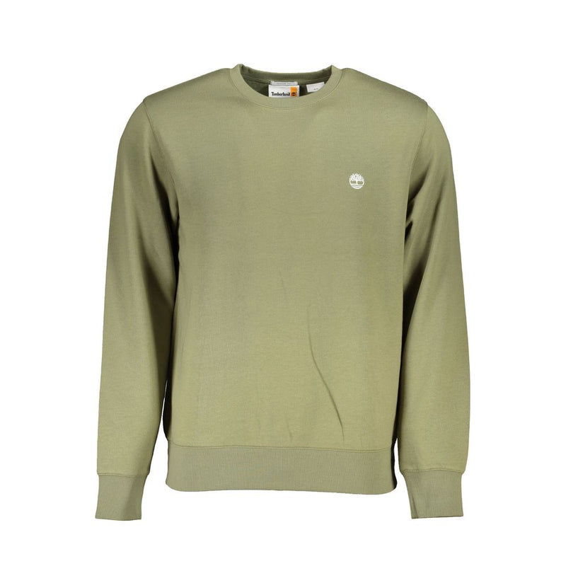 Klassisches Green Crew Neck Fleece Sweatshirt