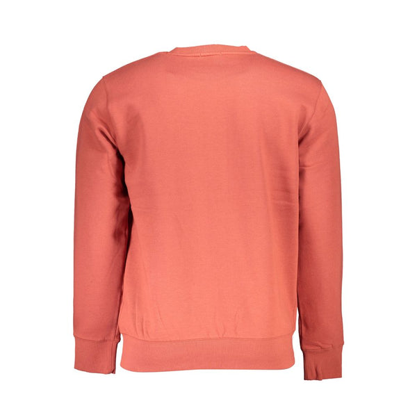 Felpa di chic Pink Fleece Crew Neck