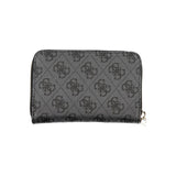 Elegant Black Zip Wallet with Ample Storage