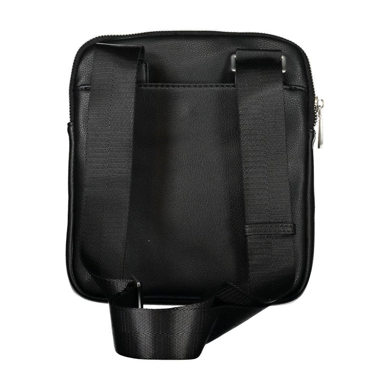 Bolso de hombro negro de hombres elegantes