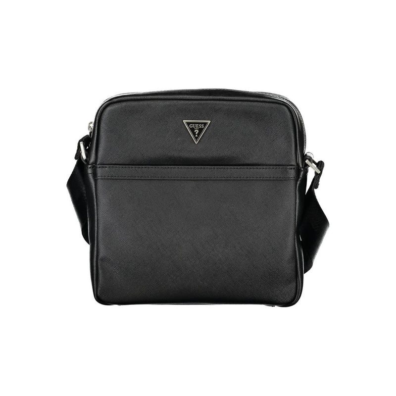 Elegante bolso de hombro negro para hombres