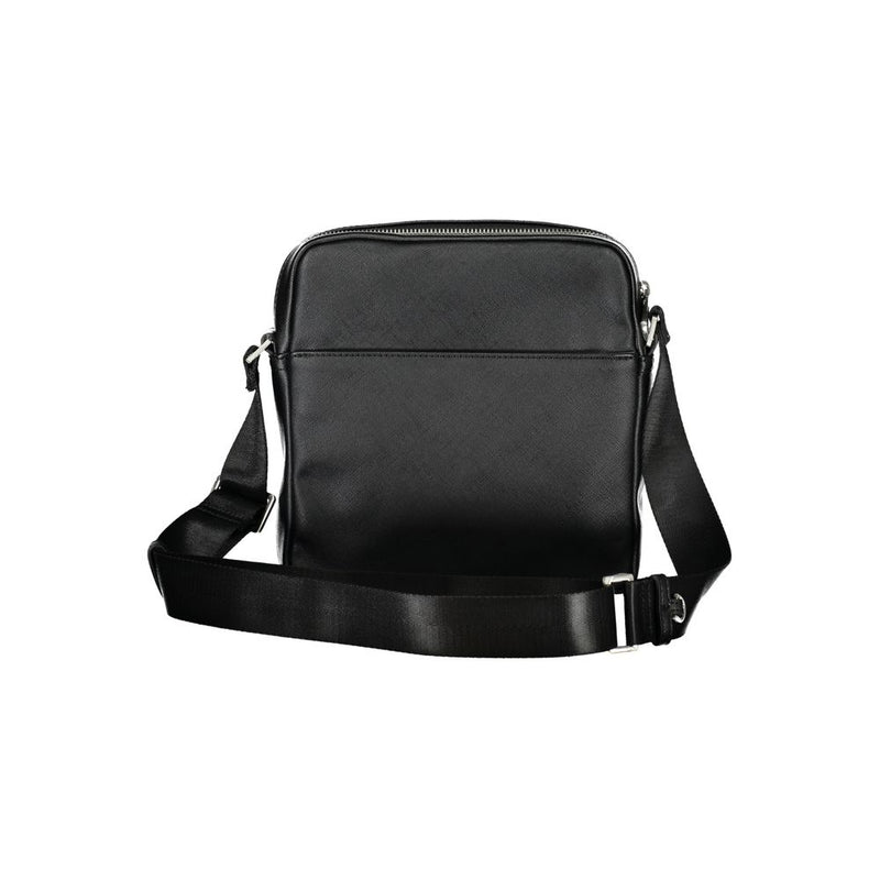 Elegante bolso de hombro negro para hombres