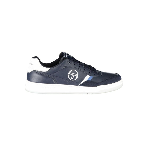 Sneaker blu eleganti con accenti ricamati