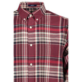 Chemise pour hommes boutonnés élégants roses