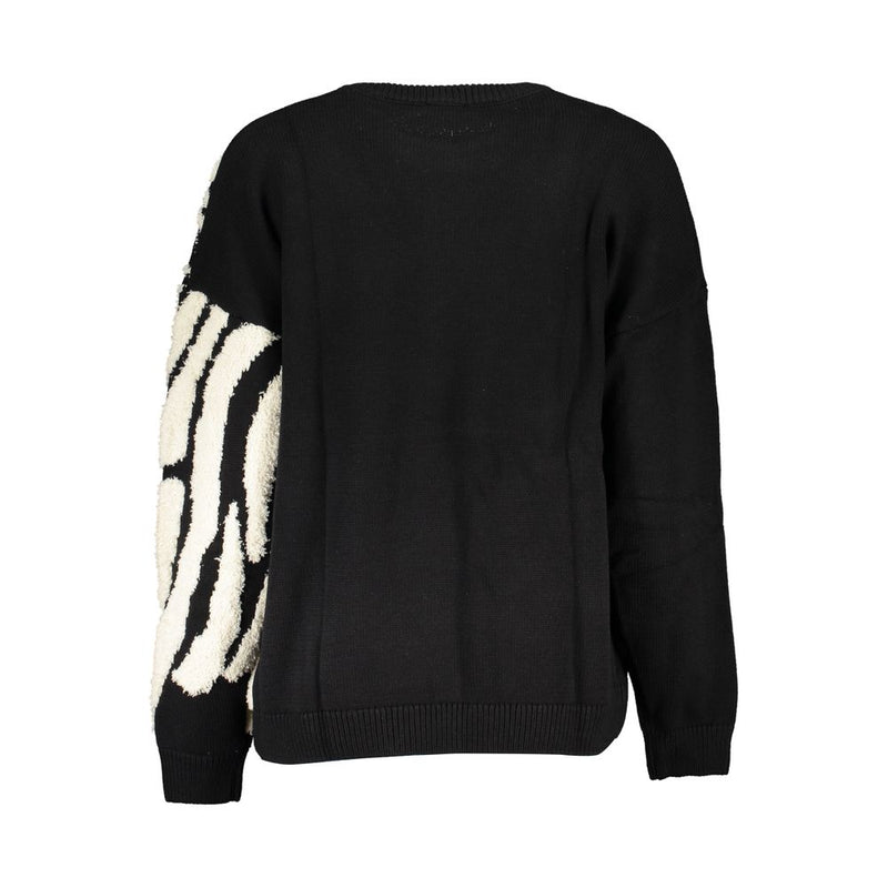 Chic Contrast Crew Neckpullover