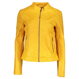 Veste athlétique jaune vibrante avec logo chic