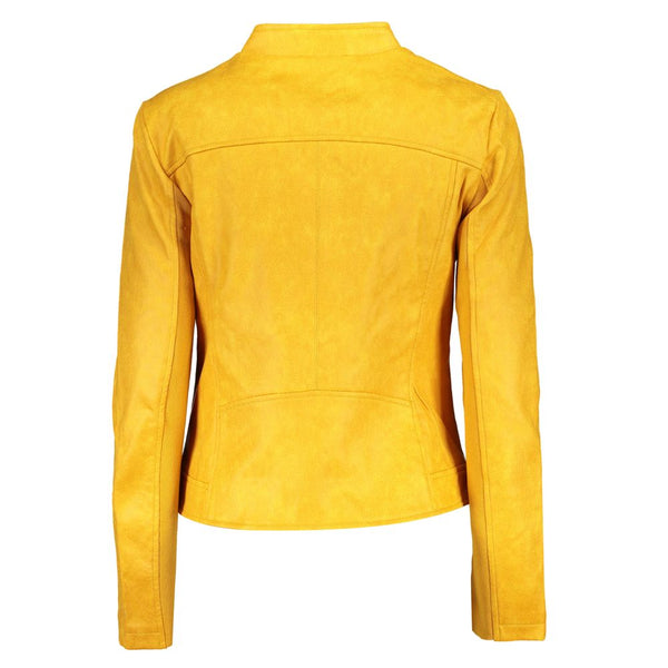 Veste athlétique jaune vibrante avec logo chic