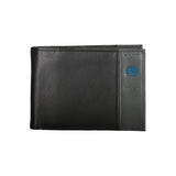 Elegant Dual-Fold Leather Wallet with Coin Purse