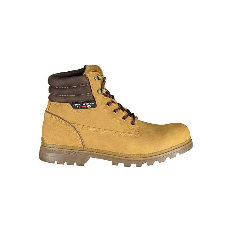 Botas de encaje amarillo de tendencias