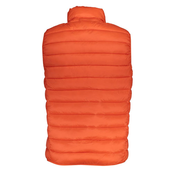 Veste en polyamide orange sans manches élégant