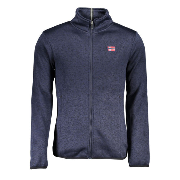 Schlankes Langarmzips -Sweatshirt