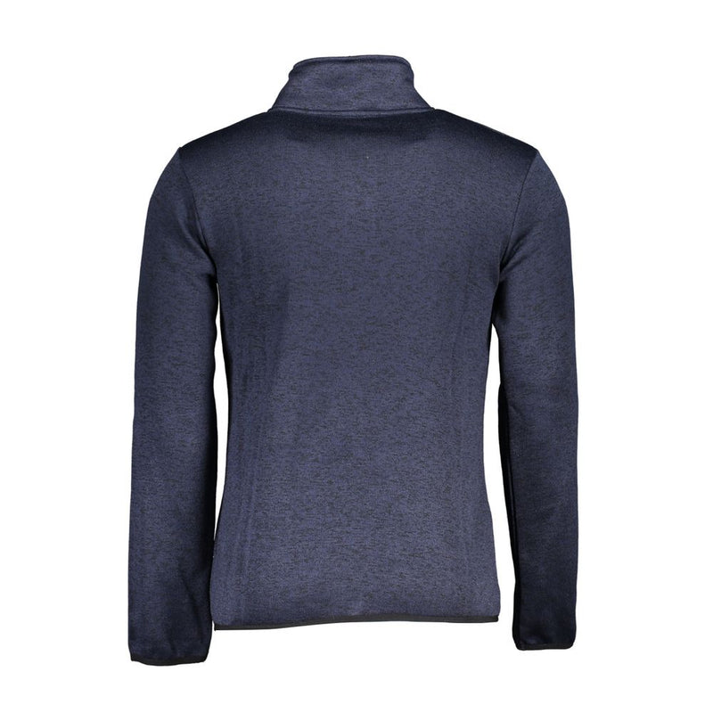 Schlankes Langarmzips -Sweatshirt