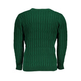 Eleganter Crew Neck verdrehte grüne Pullover