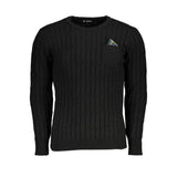 Twisted Crew Neck -Pullover mit Kontrastdetails