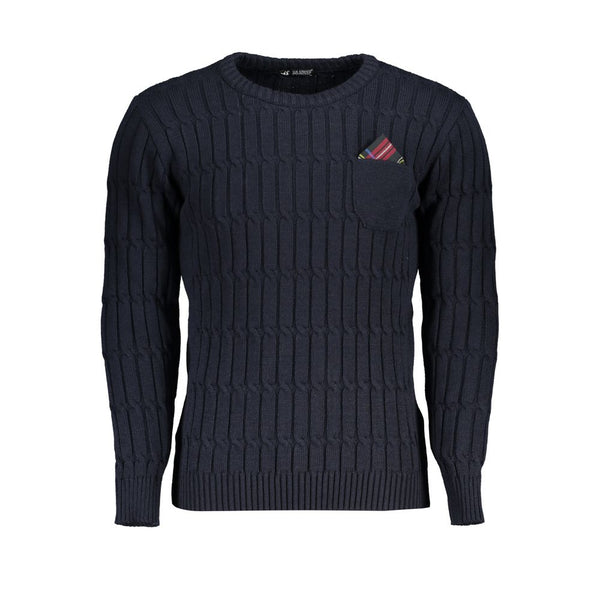 Elegant verdrehte Crew -Nackenpullover