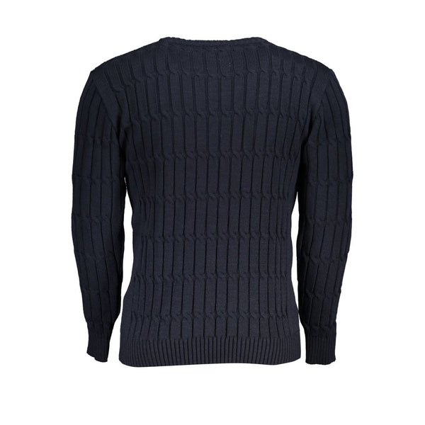 Elegant verdrehte Crew -Nackenpullover