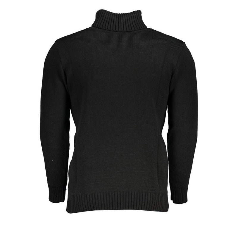 Eleganter Rollkragenpullover bestickter Pullover