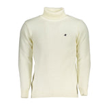 Eleganter Rollkragenpullover mit gestickten Logo