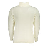 Eleganter Rollkragenpullover mit gestickten Logo