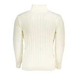 Eleganter Rollkragenpullover mit gestickten Logo