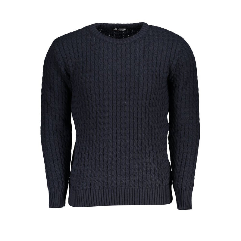 Eleganter Crew Neck verdrehte blaue Pullover