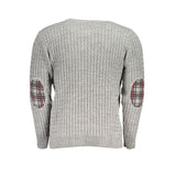 Eleganter langärmeliger Twisted Crew Neck-Pullover