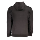 Elegantes graues Kapuzen -Sweatshirt mit Stickerei