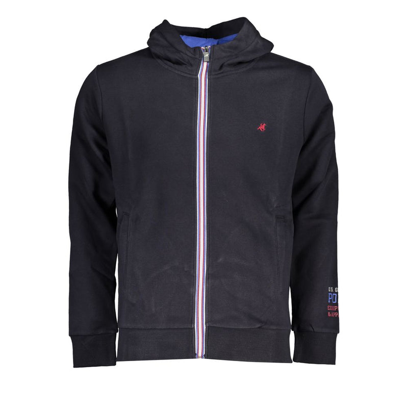 Grand Polo Blue Kapuzenfleece Sweatshirt