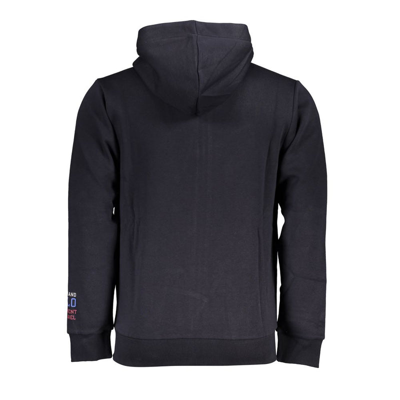 Grand Polo Blue Hooded enlefhirt