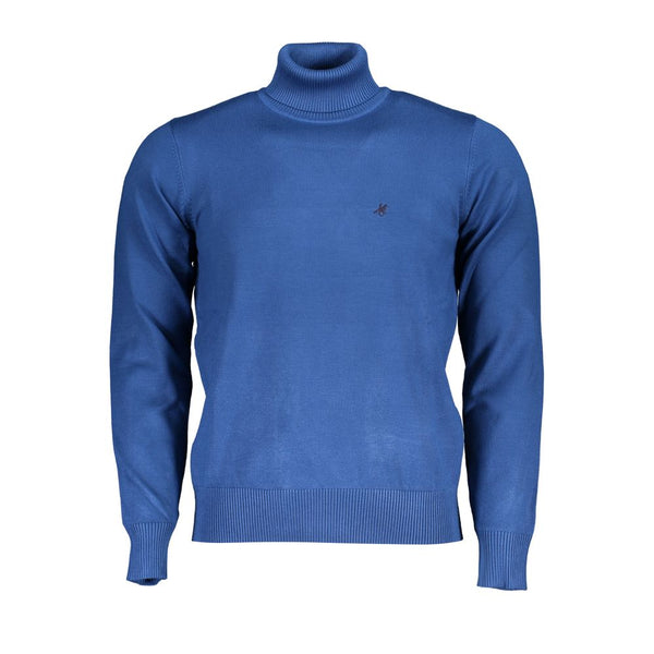 Eleganter Rollkragenpullover mit gestickten Logo