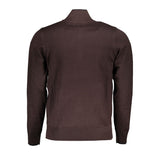 Eleganter Halbzip -Pullover mit Stickerei