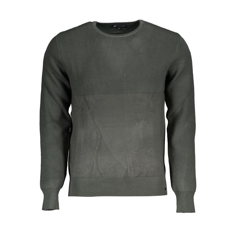 Klassiker Crew Neck -Pullover mit Kontrastdetails