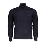 Eleganter Rollkragenpullover mit gestickten Logo