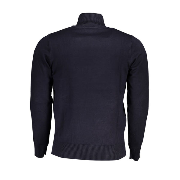 Eleganter Rollkragenpullover mit gestickten Logo