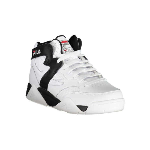 Sneaker a pizzo atletico high-top con dettagli a contrasto