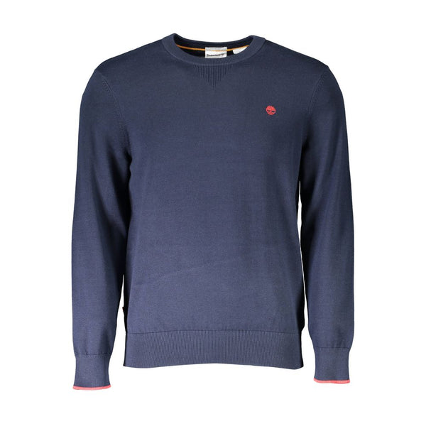 Maglione classico biologico in blu.