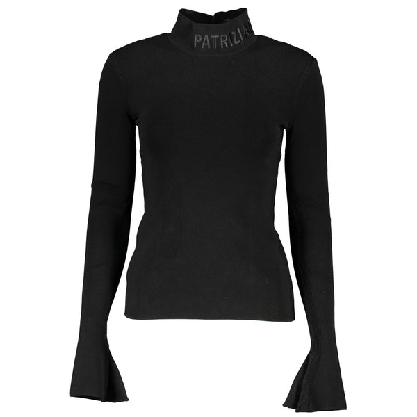 Eleganter Rollkragenpullover bestickter Pullover