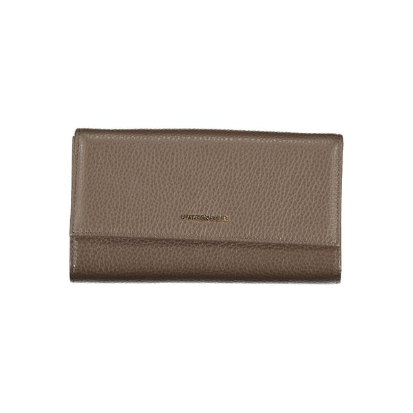 Elegant Double Compartment Leather Wallet