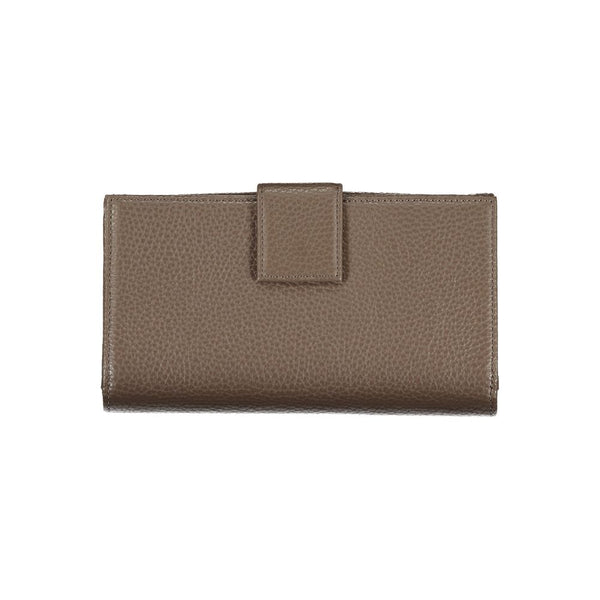 Elegante Doppelfonds -Leder -Brieftasche