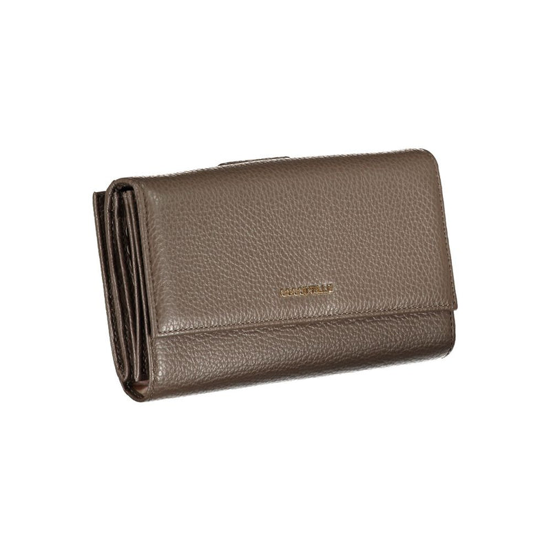 Elegant Double Compartment Leather Wallet