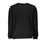 Schlafen Fleece Crew Neck schwarzes Sweatshirt