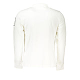 Elegant Long Sleeved White Polo